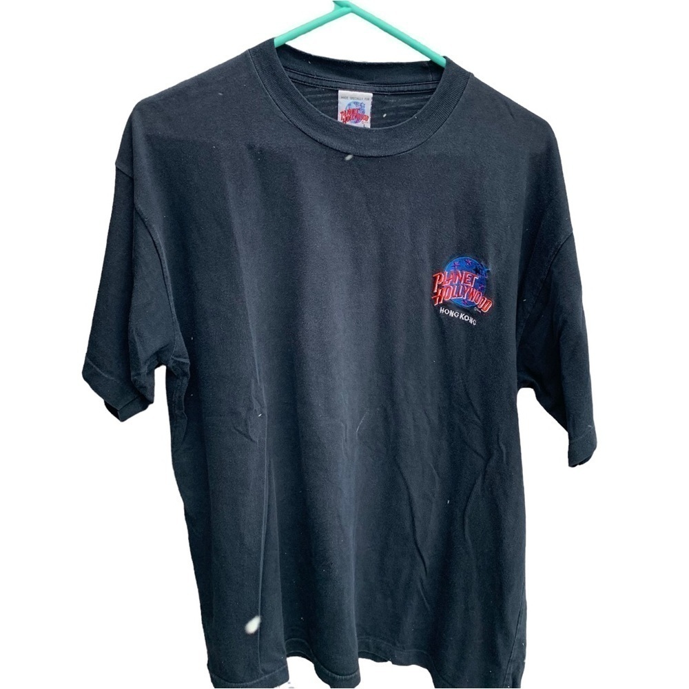 Vintage Tee Shirt Planet Hollywood Hong Kong Size Large